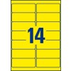 Neon Etiketten L7263Y-25 99,1 x 38,1 mm