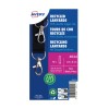 10 gerecyclede Lanyards van 100% gerecylced kunststof met dubbele karabijnhaak, zwart 4844 Inhoud: 10 Lanyards