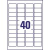Mini etiketten L7654-25 45,7 x 25,4 mm
