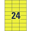 Gekleurde etiketten 3451 70 x 37 mm