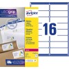 Adresetiketten L7162-40 Inhoud: 640 Etiketten / 40 Vellen