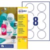Afneembare ronde productetiketten L4852REV-25 Inhoud: 80 Etiketten / 25 Vellen