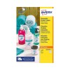 Afneembare ronde productetiketten L4853REV-25