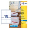 Adresetiketten J8163-10 Inhoud: 140 Etiketten / 10 Vellen