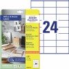 Gerecyclede universele etiketten, 10 vel LR3475-10 Inhoud: 240 Etiketten / 10 Vellen
