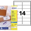 Adresetiketten J8163-25 Inhoud: 350 Etiketten / 25 Vellen