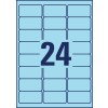 Gekleurde etiketten L6032-20 63,5 x 33,9 mm