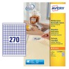 Afneembare etiketten L4730REV-25 Inhoud: 6.750 Etiketten / 25 Vellen