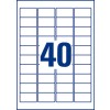 Gerecyclede mini-adresetiketten LR7654-100 45,7 x 25,4 mm