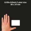 Zelfklevende naambadges 51063 80 x 54 mm