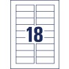 Magneetetiketten J8871-5 78 x 28 mm