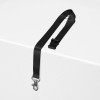 10 gerecyclede Lanyards van 100% gerecylced kunststof, zwart 4842N