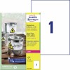 Weerbestendige etiketten L4775-100 Inhoud: 100 Etiketten / 100 Vellen