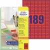 Gekleurde etiketten L6036-20 Inhoud: 3.780 Etiketten / 20 Vellen