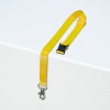 10 gerecyclede Lanyards van 100% gerecylced kunststof, geel 4842Y