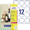 Hangkaartjes van ultra-wit karton T2004-10 Inhoud: 120 Kaarten / 10 Vellen