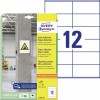 Sterk klevende papieren etiketten L7875-20 Inhoud: 240 Etiketten / 20 Vellen